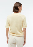 GIVN BERLIN Yasmin polo shirt creamy yellow women