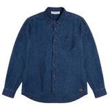 KINGS OF INDIGO Enda pocket shirt indigo linen men