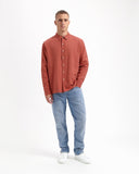 KUYICHI Milan longsleeve shirt terra men