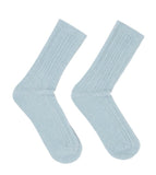 LANIUS Rib socks 13761 frozen blue melange 573 women