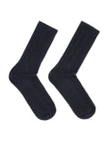 LANIUS Rib socks 13761 midnight melange 599 women