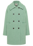 LANIUS 14108 Boucle coat 641 frosty green women