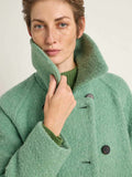 LANIUS 14108 Boucle coat 641 frosty green women