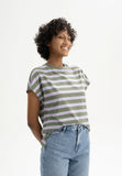 MELAWEAR Madhu stripes T-shirt thymian krokus women