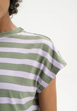 MELAWEAR Madhu stripes T-shirt thymian krokus women