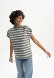 MELAWEAR Madhu stripes T-shirt thymian krokus women