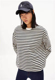 ARMEDANGELS Frankaa Maarlen stripe undyed black women