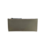 ANN KURZ Thin wallet nubuck moss women