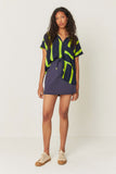 SKFK Uma shirt G1 acid green stripes women