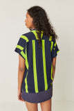 SKFK Uma shirt G1 acid green stripes women