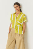 SKFK Uma shirt Y5 yellow stripes women