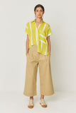 SKFK Uma shirt Y5 yellow stripes women