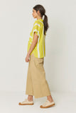 SKFK Uma shirt Y5 yellow stripes women