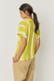 SKFK Uma shirt Y5 yellow stripes women