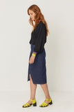 SKFK Aintzane skirt DK dark denim women