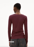 ARMEDANGELS Enriccaa soft longsleeve cranberry juice women