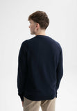 MELAWEAR Shamial knit zip jacket navy men