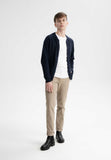 MELAWEAR Shamial knit zip jacket navy men