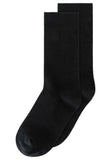 MELAWEAR 2 pack basic socks black unisex