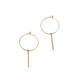 BRASSCAKE Dash hoop earrings