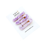 LIET & JOLIET Lucia hair pin set lilac J25196MIX03