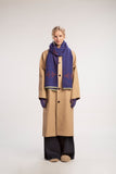 WOLVIS Anni maxi scarf plum