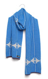 WOLVIS Anni midi scarf cobalt