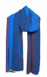 WOLVIS Gunta maxi scarf cobalt