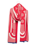 WOLVIS Gunta maxi scarf coral