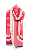 WOLVIS Gunta midi scarf coral