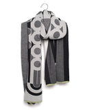 WOLVIS Gunta maxi scarf charcoal