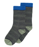 WOLVIS Bauhaus socks matcha women