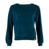 CHILLS & FEVER Lima sweater deep teal women