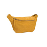 ANN KURZ Fanny pack suede golden women