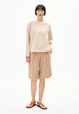 ARMEDANGELS Frankaa Maarlen stripe undyed beige blond women