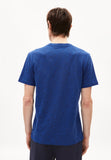 ARMEDANGELS Jaames structure t-shirt dynamo blue night sky men