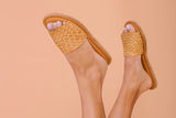 MOHINDERS Woven sandal honey natural women