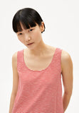 ARMEDANGELS Minaami Lita Lovely Stripes t-shirt oatmilk coral blush women