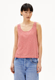 ARMEDANGELS Minaami Lita Lovely Stripes t-shirt oatmilk coral blush women