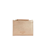 ANN KURZ Mini thin wallet metallic rose women