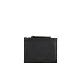 ANN KURZ Mini thin wallet nappa black women