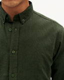 THINKING MU Ant microchecks shirt green men