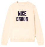 THINKING MU Nice error sweatshirt winter white men