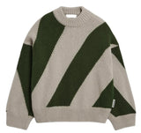 ARMEDANGELS Sadnaa stripes jumper gravel ivy green women