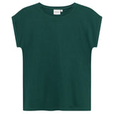 DEDICATED Visby base t-shirt dark green women