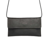 ANN KURZ Thin clutch nappa black women