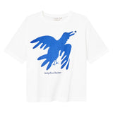 DEDICATED Vadstena the phoenix bird t-shirt white women