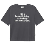 DEDICATED Vadstena beautiful day t-shirt charcoal women