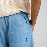 DEDICATED Vejle denim shorts light blue men