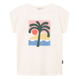 DEDICATED Visby beach palm t-shirt off-white women